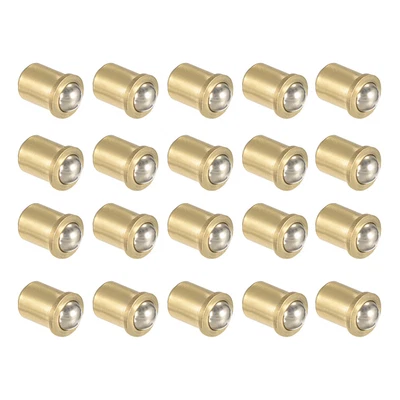 £9.91 • Buy 20pcs Door Cabinet Closet Drawer 7mm Dia Brass Ball Catch Latch