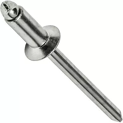 Stainless Steel Pop Rivets 1/8  X 1/4  Flat Countersunk Head Blind 4-4 Qty 100 • $13.94