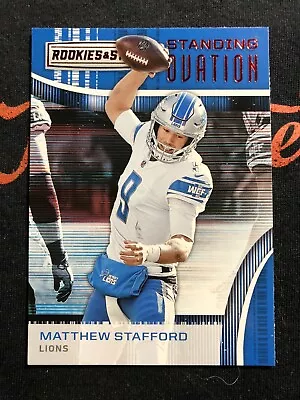 2018 Panini Rookies & Stars - Mathew Stafford Standing Ovation #S-15 • $1.15