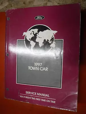 1997 Lincoln Town Car Original Factory Service Manual Workshop • £59.77