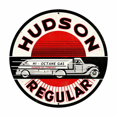 Vintage Style Metal Sign Hudson Regular 28 X 28 • $114.95