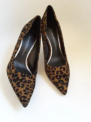 NEW ZARA HI LEOPARDO PRINT BROWN COURT SHOES Size 40 Or UK 7 • £35