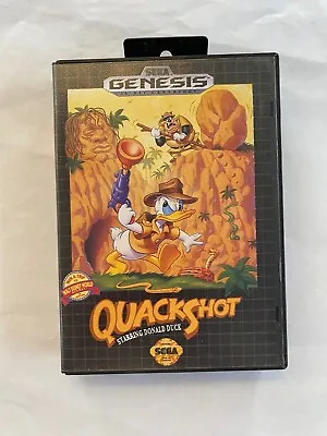 QuackShot Starring Donald Duck (Sega Genesis 1991) Great Condition • $47.99
