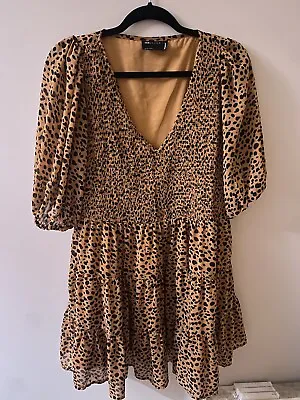 £16 • Buy ASOS Leopard Print Dress Size 12