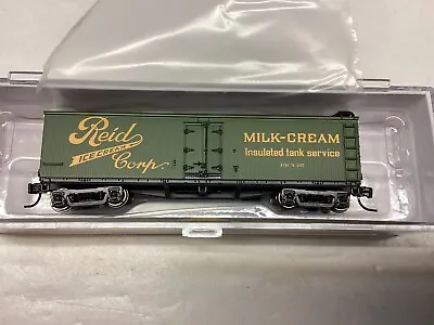 Athearn #24032 N Scale “Reid Ice Cream” 40' Wood Milk Car Rd #107 • $27.99