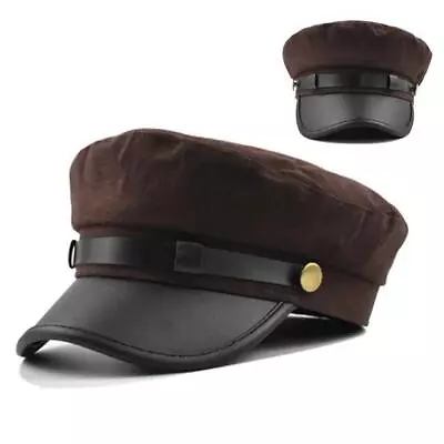 Vintage Military Beret Hats For Women Men Navy Cap 2024 Stylish Autumn Winter Br • $10.89