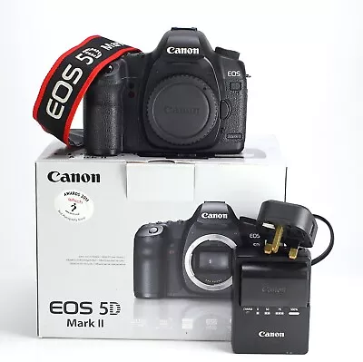 Canon EOS 5D II MK II DSLR Camera Body Only Boxed Battery & Charger 19770 Shots • £289.99