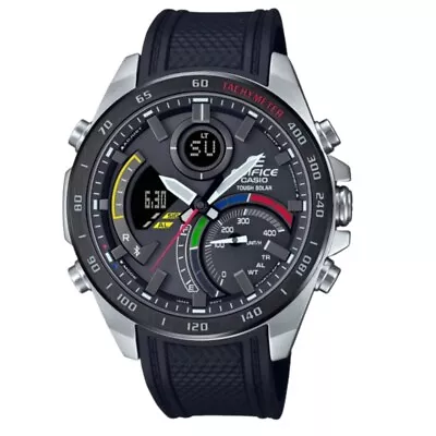 Casio Edifice Black Dial And Resin Strap Men Watch ECB-900MP-1ADF • $255.90