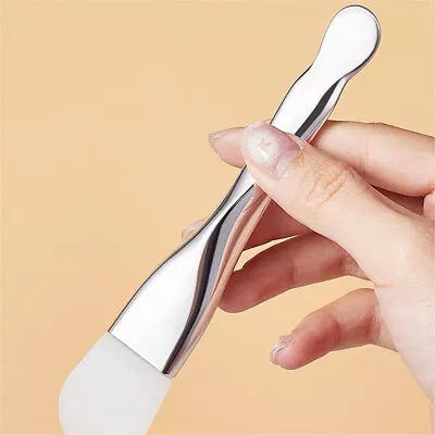 Small Waist Facial Mask Brush Silicone Soft Head Face Diy Skin Care Tools • £5.21