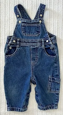 Vintage Sesame Street Infant Overalls Size 6-9 Months Denim • $19.95