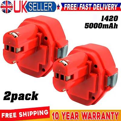 2Pack For MAKITA 14.4 Volt PA14 1435 1420 14.4V 5.0Ah Ni-MH Battery 1434 1433 UK • £28.89