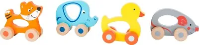 £9.99 • Buy Wooden Push Along Toy - Choose Your Favourite Character **new**