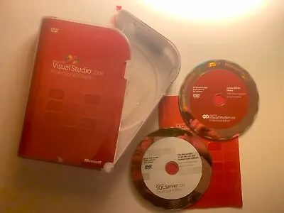 Microsoft Visual Studio Professional 2008 SQL Server Dev 2005 In RETAIL Box • $100