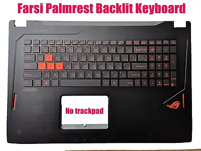 US-Farsi Palmrest Keyboard For Asus GL702V/GL702VM/GL702VS 90NB0DQ1-R31FS0 • $75.99
