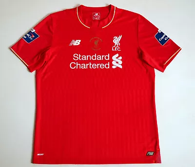 £199.99 • Buy Liverpool FC 2015 - 2016 Wembley Capital One Cup Final #4 Kolo Toure Home Shirt