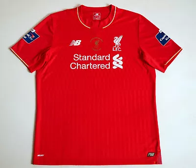 Liverpool FC 2015 - 2016 Wembley Capital One Cup Final #4 Kolo Toure Home Shirt • £199.99