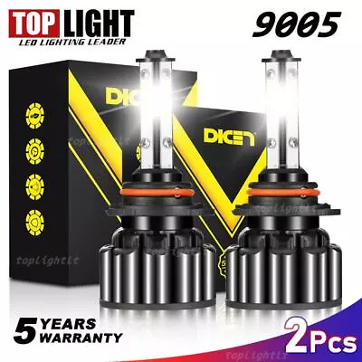 4-Side 9005 LED Headlight Super Bright Bulbs Kit 330000LM HIGH/LOW Beam 6000K • $12.99