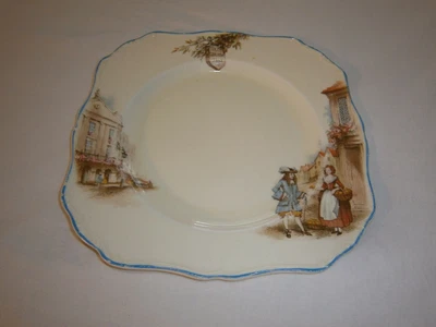 $20 • Buy Vintage J&g Meakin  June  Sunshine Plate - 20 Cms -crinoline Lady & Garden Scene
