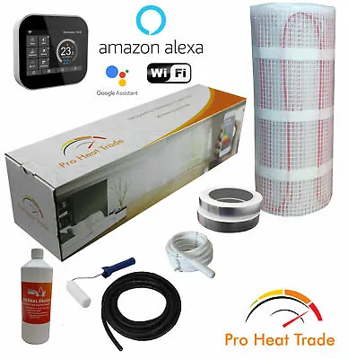 Electric Underfloor Heating Mat Kit 200w Per M2 All Sizes PRO Heat Trade  • £130.57