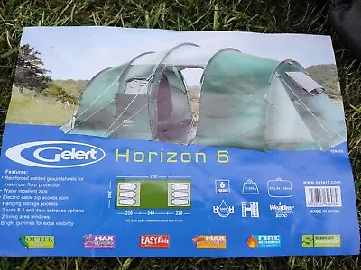 Gelert Horizon 6 Berth Tent • £100
