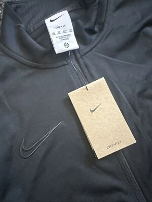 £24.99 • Buy Nike Academy Warm Up Track Top Mens Triple Black Size XS #REF10