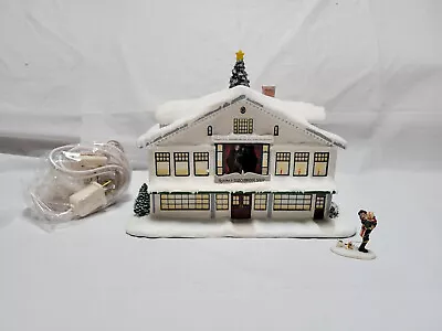 Hawthorne Village Christmas Rockwell ROCKWELL'S STUDIO 2 Piece Set #A06494 COA • $31.44