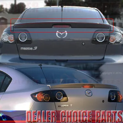 $52.99 • Buy 2004 2005 2006 2007 2008 2009 Mazda 3 Factory Style Lip Spoiler Wing UNPAINTED 