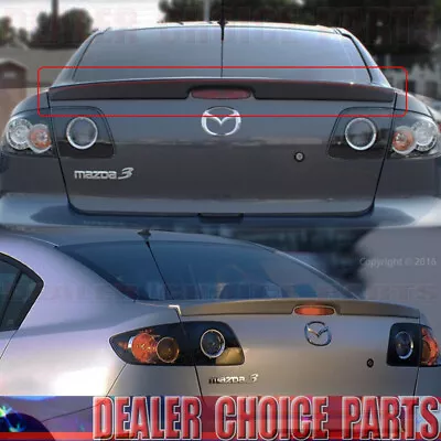 2004 2005 2006 2007 2008 2009 Mazda 3 Factory Style Lip Spoiler Wing UNPAINTED  • $47.49