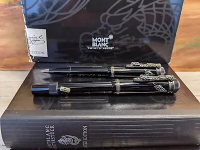 MONTBLANC Meisterstuck Imperial Dragon Limited Edition Pencil & Fountain Pen Set • $3499