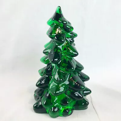 Mosser Glass Christmas Tree Medium 5.5” Green Blue Gold • $29.50