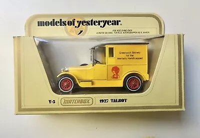 Matchbox Yesteryear Y- 5 ‘ Mencap Variety Club Appeal 1981’ Rare Code 2 Moy • £45