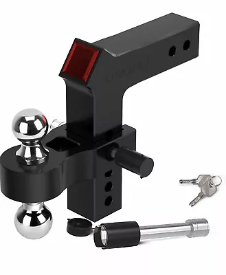 OEDRO Adjustable Trailer Hitch 8” Drop Hitch Ball Mount Fits 2.5” NEW • $75