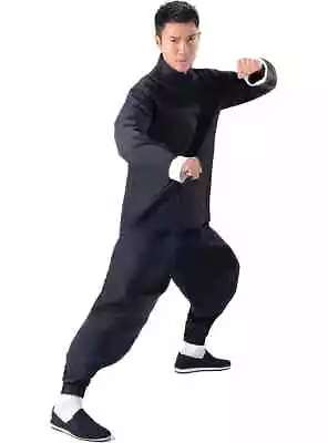 Licensed Bruce Lee Men's Black Kung Fu Costume - Genuine Underwraps - New • $85.79