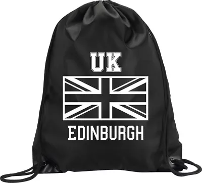 Backpack Bag Edinburgh Uk United Kingdom Union Jack Gym Handbag Sport M1 • £7.56