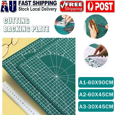 Cutting Mat Self Healing Doubleside Art Craft DIY Hobby Cutting Board PVC A1A2A3 • $15.99