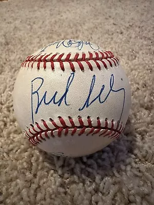 Bud Selig + 6 Other Milwaukee Brewers Signed Autograph Baseball John Jaha • $40