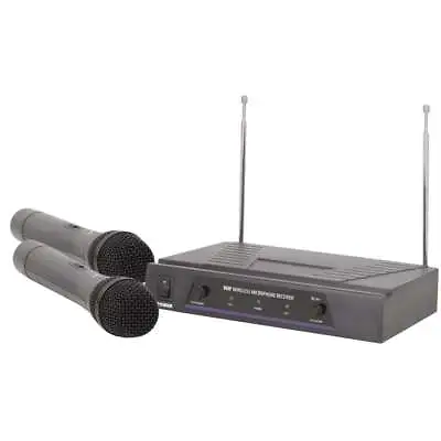 QTX VH2 VHF Dual Handheld Wireless Mic System 174.1-175MHz • £50