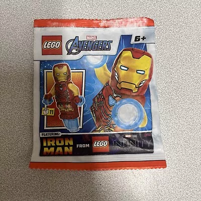 LEGO 242320 Marvel Super Heroes Iron Man Minifigure New Sealed  Polybag Paperbag • £3.99