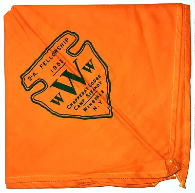 Lodge 15 Chappegat N7 1953 Area 2A Host Camp Siwanoy Neckerchief  OA  BSA • $60