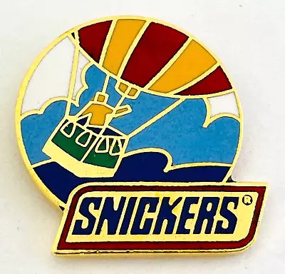 SNICKERS  NOUGAT CARAMEL + PEANUTS CONFECTIONARY BAR Made By MARS - PIN BADGE • $6.95