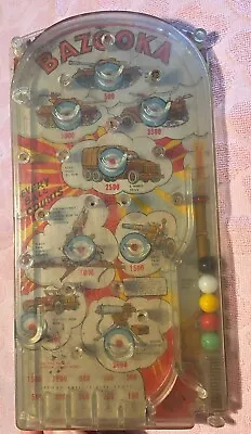 Vintage 1950s 1960s Marx Bazooka Table Pinball Military Game Toy • $20