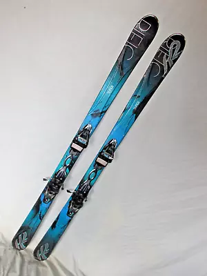 K2 Superific 76 Women's All Mtn Skis 160cm W/ Marker 11.0 Adjustable Bindings ~~ • $168