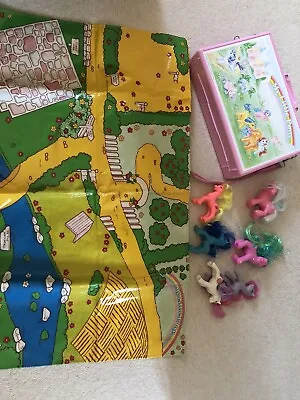 Vintage My Little Pony Carry Case Playmat And Pony Bundle • £30