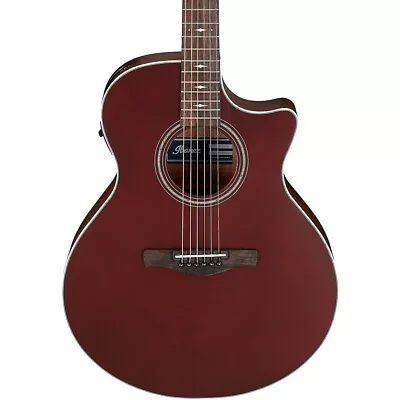 Ibanez AE100 Grand Auditorium Acoustic-Electric Guitar Burgundy Flat • $399.99