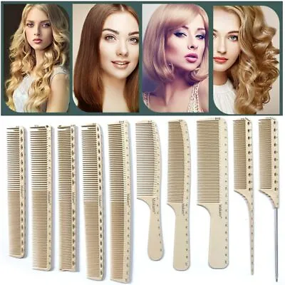 HOT Ruler Comb Hairdressing Plastic Clear Scale Barber Comb Styling Combs Laser • £4.01