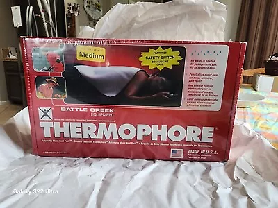 Battle Creek Thermophore Classic 14 X 14 Moist Heat Pad Pack MEDIUM Open Box • $10
