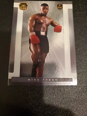 2021 Super Glow Sports 1st Ever Mike Tyson Silver #2 Boxer • $1.49