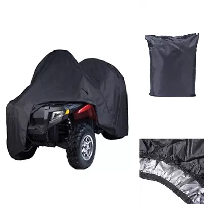 XXXL ATV Cover Waterproof Breathable For Bike/Tricycle/ATV/ATC/Vehicles Black • $28.82