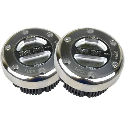 449S/S Mile Marker Set Of 2 Locking Hubs For Chevy F250 Truck F350 Ford K30 Pair • $279.99