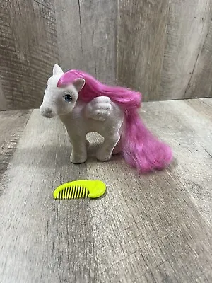 My Little Pony So Soft Heart Throb Pink Fuzzy Pegasus Pony 1986 W/ Comb • $19.99